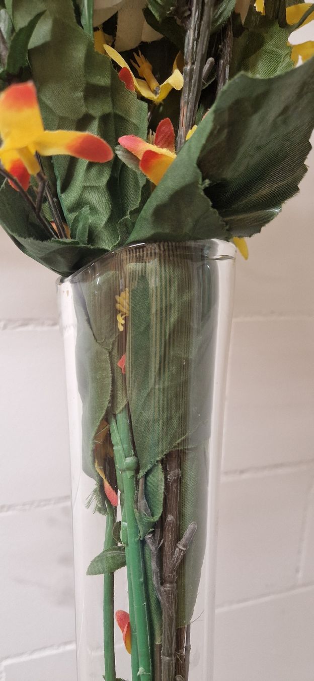Bicchieri: Sonnenblumen-Strauss im Glas-Vase, Deko – Usato da Niederlenz venduto da scotti2000 3