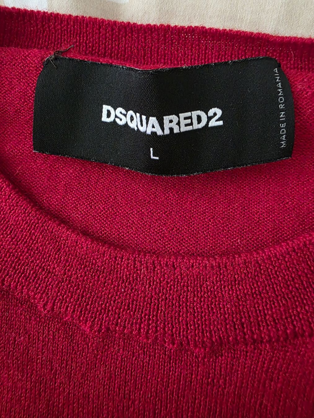 Dsquared2 Pulls & Sweat-shirts: Dsquared2 Wollpullover "Icon", Gr. L, Rot – D'occasion à Oftringen par JG__4 2