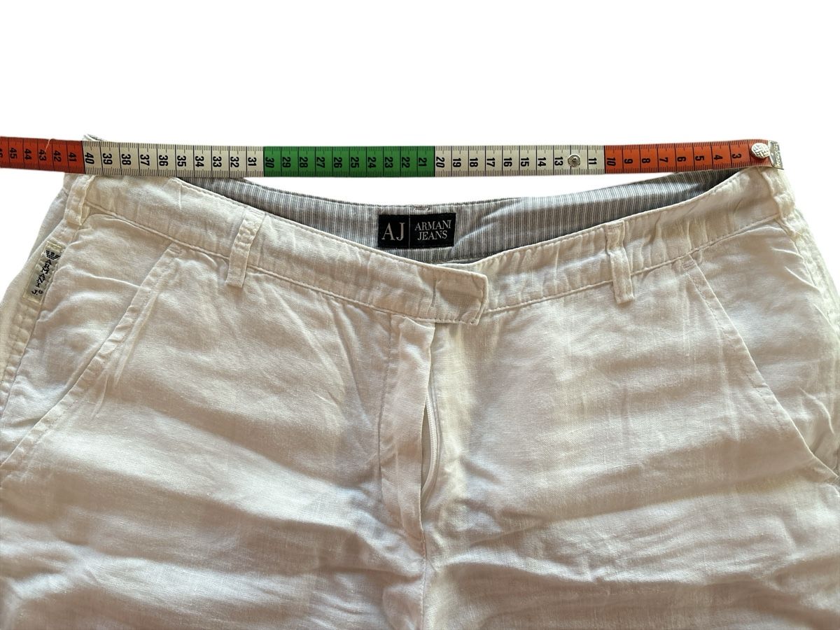 Armani Hosen: Pantalon en lin Armani Jeans – Gebraucht aus Dotzigen von SecondHandGems 1