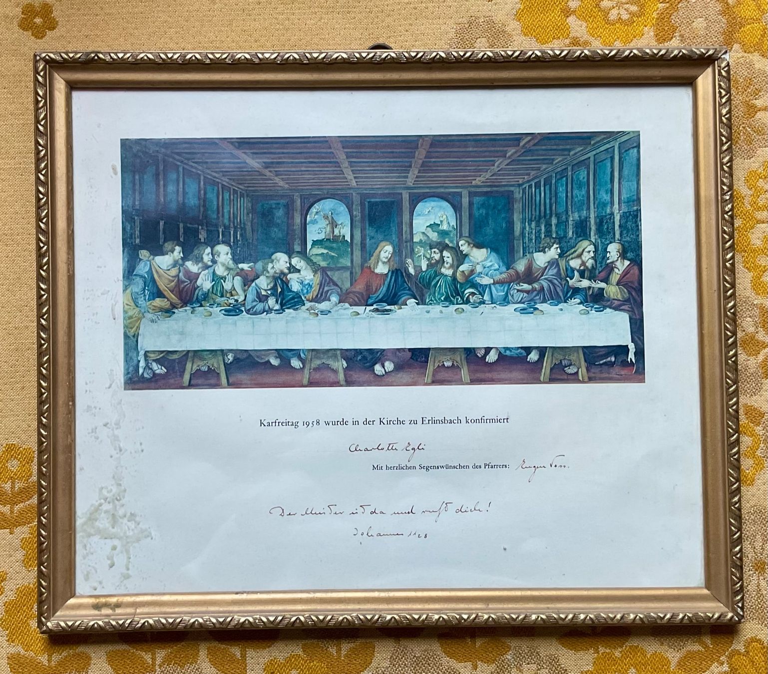 Foto & Immagini: Letztes Abendmahl, Kunstdruck – Usato da Endingen venduto da nathan05