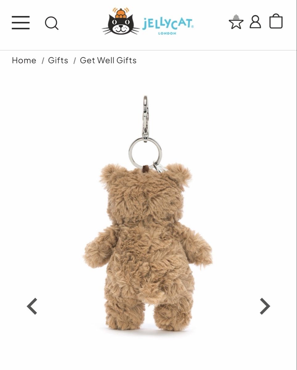 Schlüsselanhänger & - bänder: Jellycat Bear Keychain – Gebraucht aus Herisau von LauraHope 4