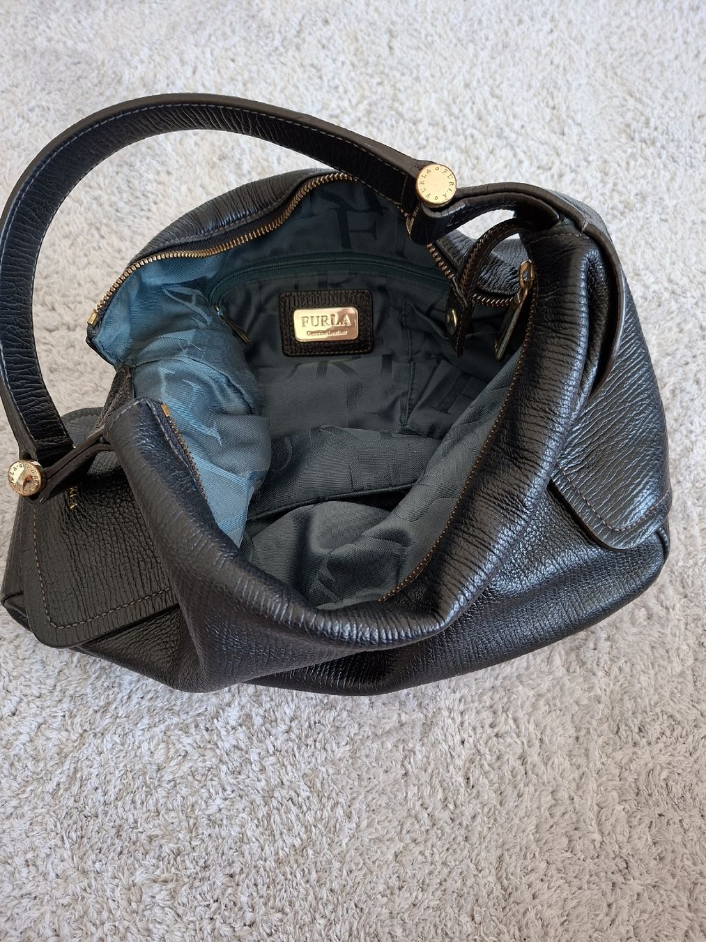 Furla Taschen für Damen: Sac à main Furla cuir noir  – Gebraucht aus Renens VD von ser_j2fn 1