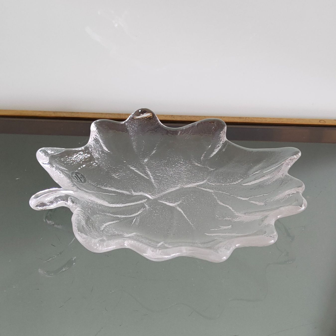 Schalen: Hergisvil-Glas, dekorative Schale, Ahorn – Gebraucht aus Birr von sen_8djr 1
