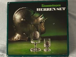 Neues ZINN-GLÄSER-SET / 4er-Set / Original-Verpackung / Top