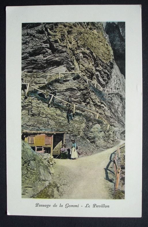 Cartes postales: LEUKERBAD Passage de Gemmi - Le Pavillon – Neuf (Voir description) à Jona par philajona