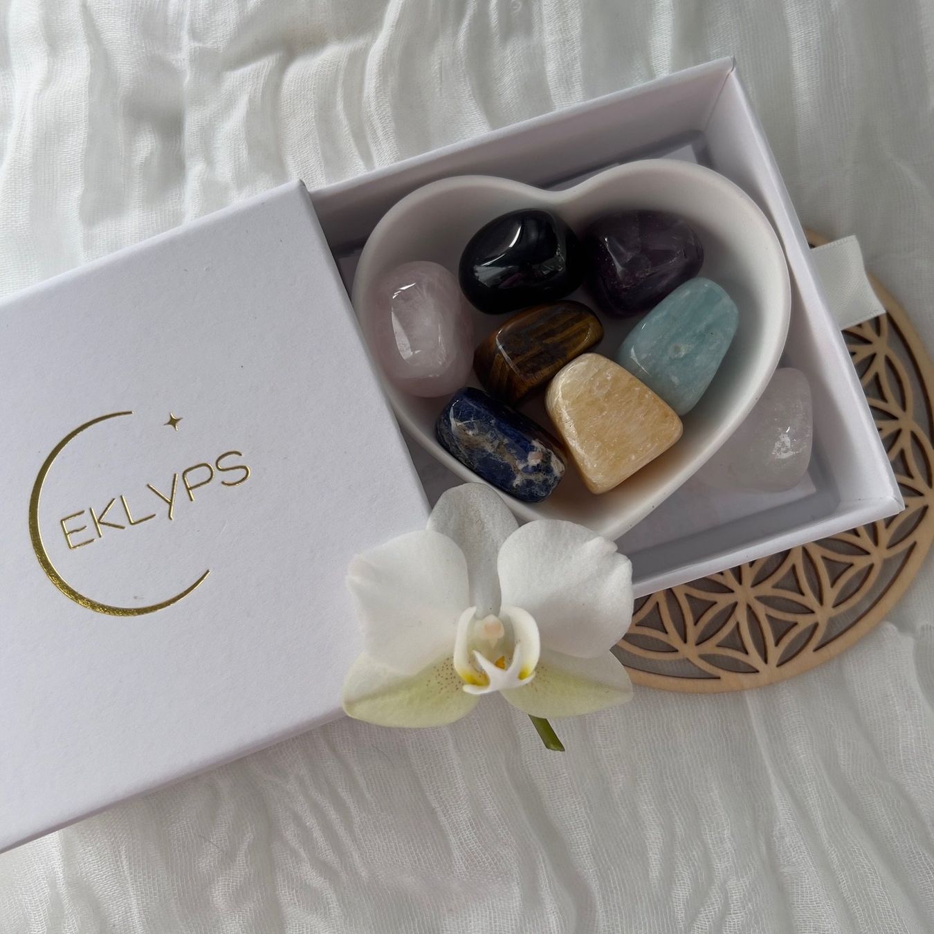 Mineralien & Heilsteine: 7 chakras set coffret – Neu und originalverpackt aus Pully von sunaddict 4