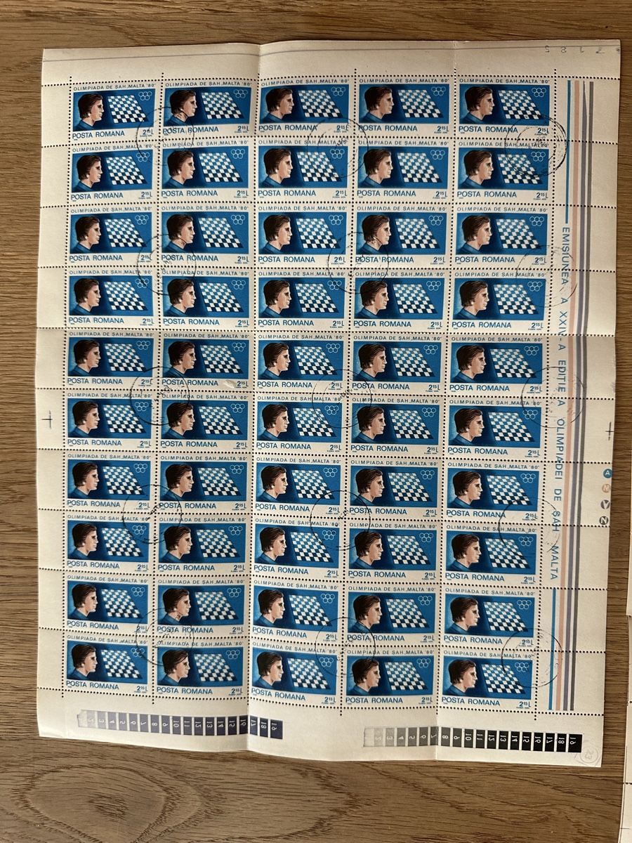 Alle Briefmarken: Ungarn - 2x ganzer Bogen, Rumänien 1x Bogen gestempelt – Gebraucht aus Schmitten / FR von Samsara169 1