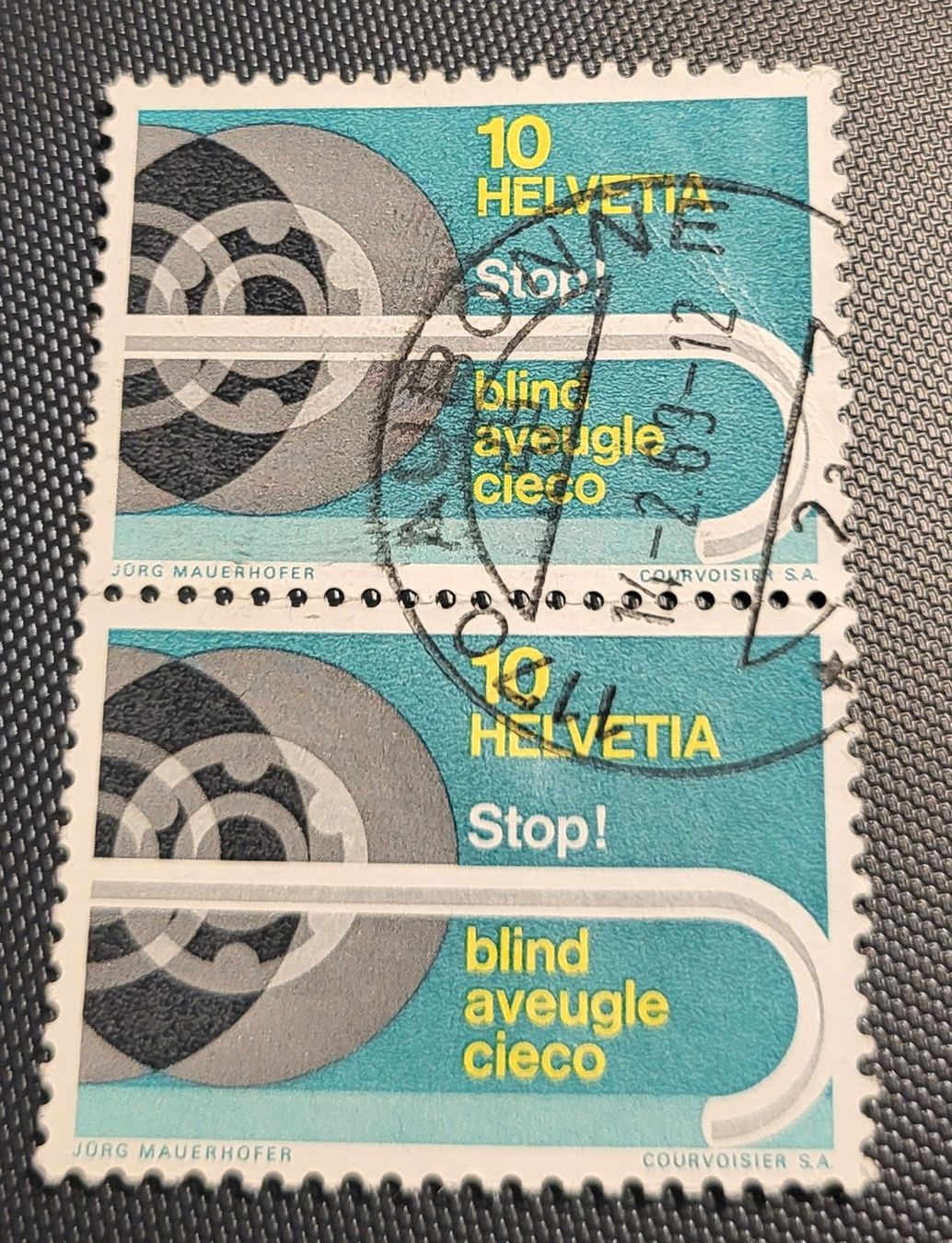Tutti i francobolli: Vollstempel Aubonne briefmarke – Usato da St Gallen venduto da Stampsalshobby