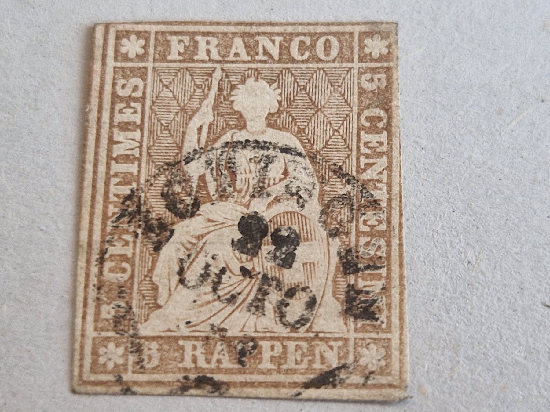 Tutti i francobolli: Strubel 22D, signiert, ab 1.- – Usato da Burgdorf venduto da Glossy01