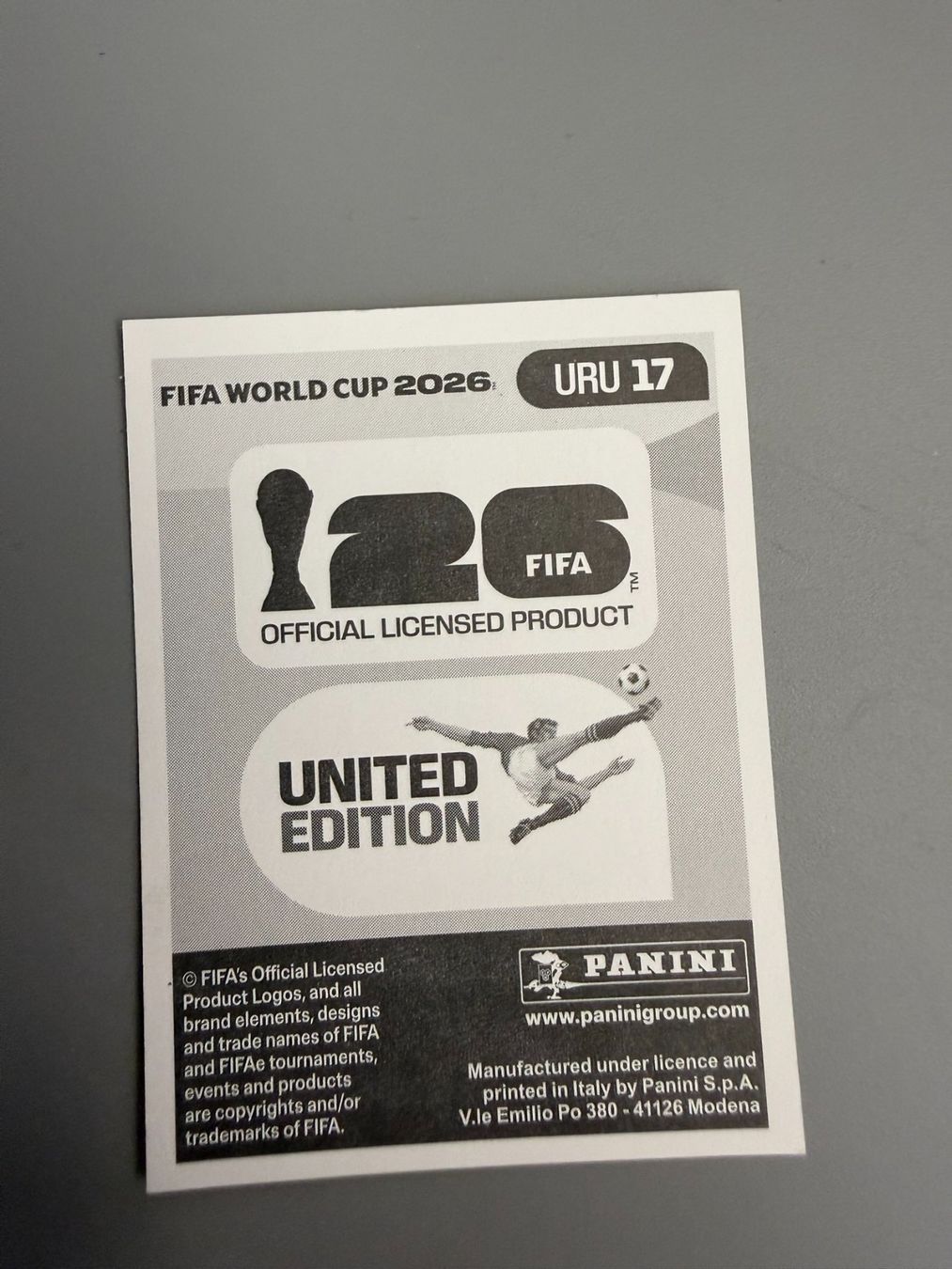 Panini Carte collezionabili: Panini Darwin Nunez URU17 – Usato da Liebefeld venduto da Ronaldo-1996 1
