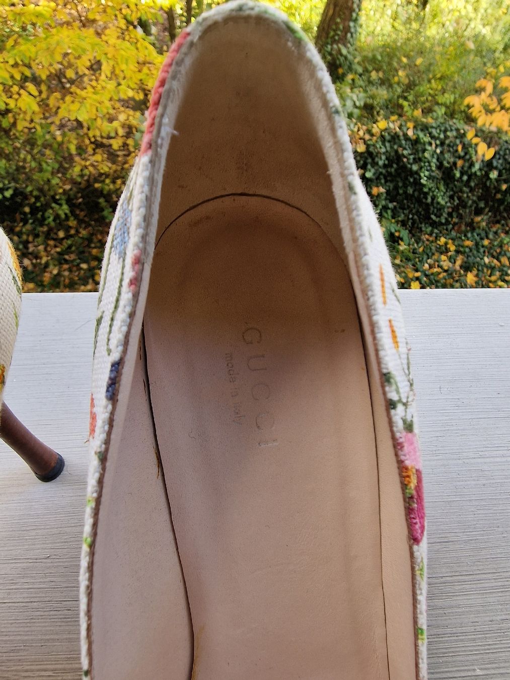 Gucci Scarpe da donna: Gucci Floral Heels, Size 37.5 – Usato da Basel venduto da chingson 6