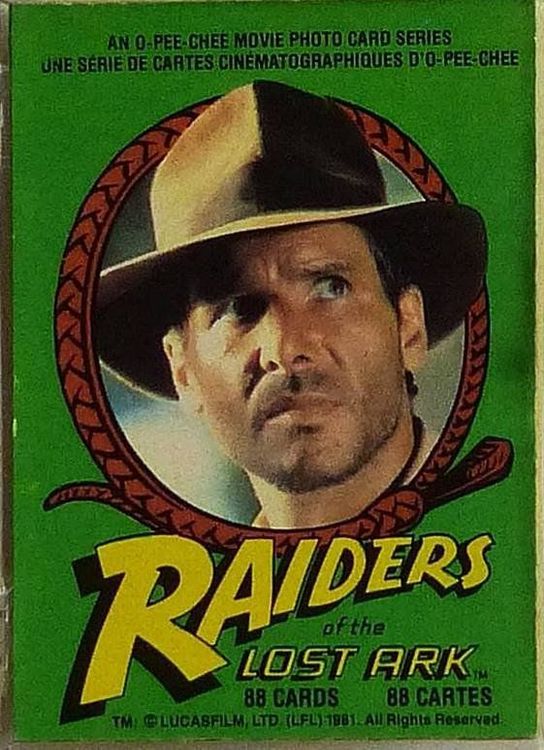 INDIANA JONES RAIDERS LOST ARK COMPLETE 1-88 CARDS SET 1981 | Kaufen ...