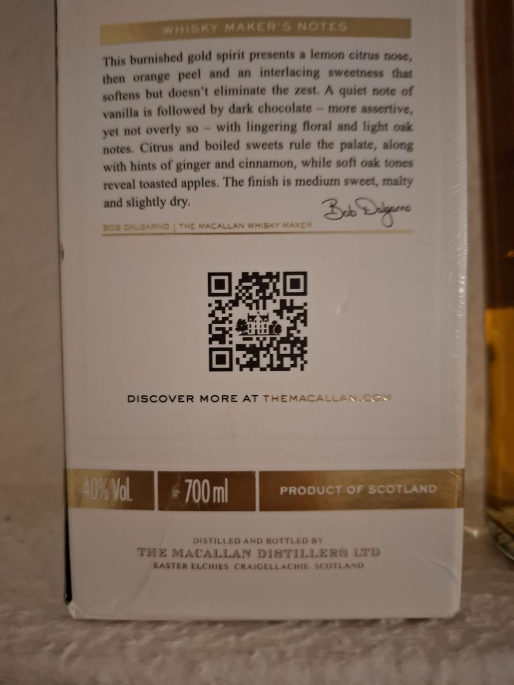 Macallan Bevande alcoliche: Macallan Gold – Nuovo e nell'imballaggio originale da Langnau am Albis venduto da jer_pm72 6