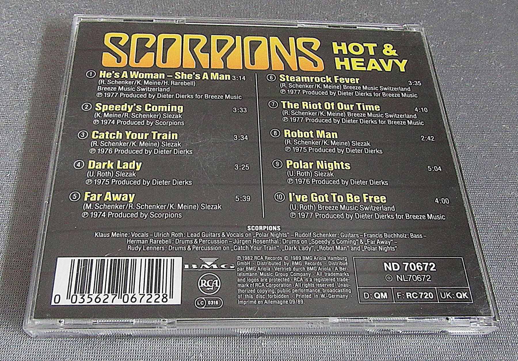 CDs: CD - Scorpions - Hot & Heavy – D'occasion à Auenstein par Padabimbim 1