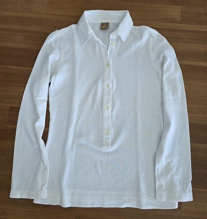 Polos: Polohemd langarm weiss - Grösse 38 – D'occasion à Meggen par Scollection