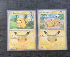 Pikachu 023/128 & 043/128 30. Celebration
