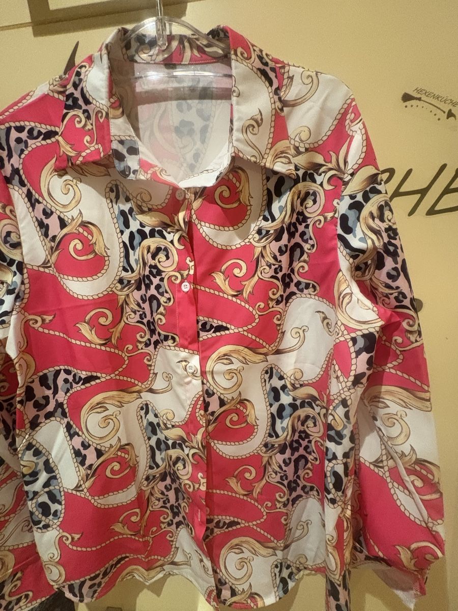 Camicette: Kettenmuster Bluse pink – Nuovo (secondo la descrizione) da Obbürgen venduto da bugi6868 5