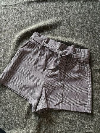 Shorts Zara, fantasia pied-de-poule, taglia S, perfetti!