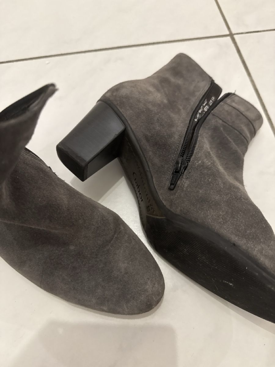 Gabor Scarpe da donna: Graue Stiefeletten Gabor, Gr 39 – Usato da Zell ZH venduto da Guffos 3
