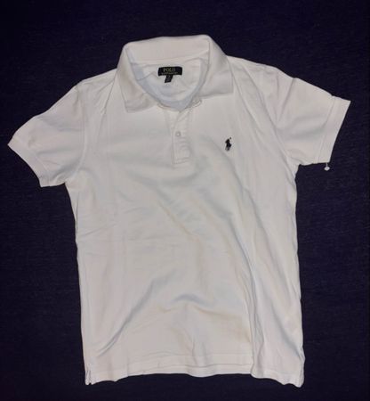Polo Ralph Lauren Poloshirt Weiss Custom Fit - Grösse M