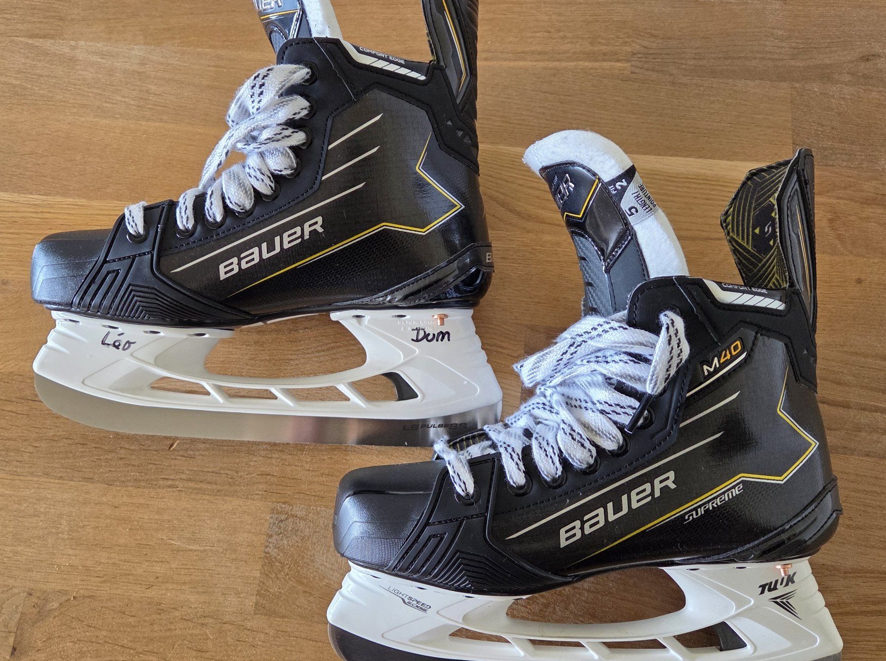 Pattini da ghiaccio: Patins Bauer Supreme M40 Pro - taille 5 – Nuovo (secondo la descrizione) da Grand-Lancy venduto da fredoD 6