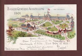 BASEL - Gewerbe Ausstellung 1901