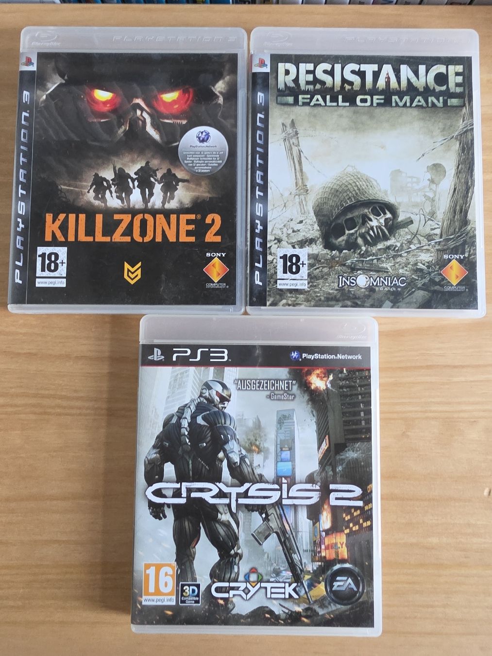 Sony Giochi: PS3 Resistance + Killzone 2 + Crysis 2 – Usato da Tafers venduto da whereyogamesat