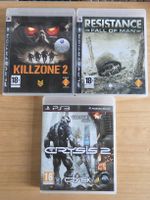 PS3 Resistance + Killzone 2 + Crysis 2