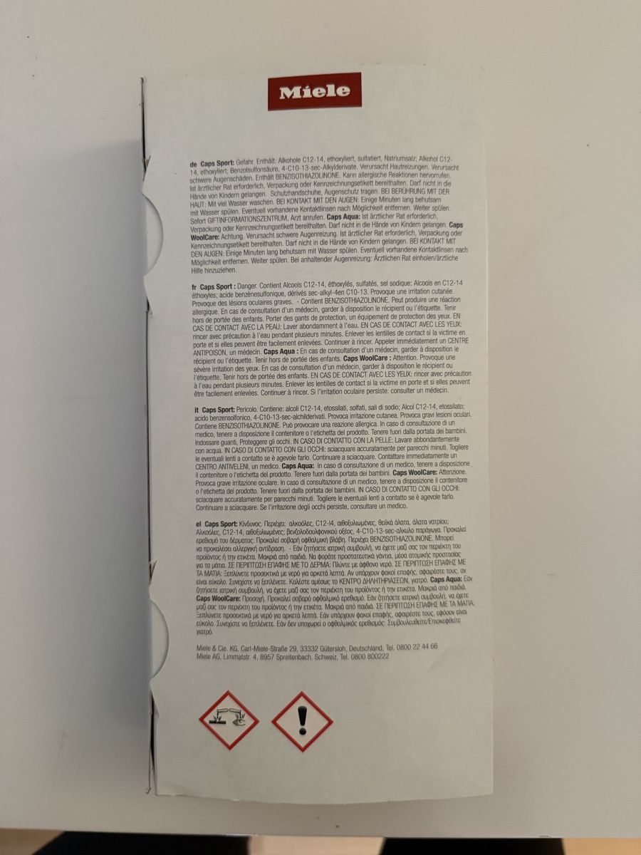 Miele Prodotti di pulizia: Miele Ultra Phase twin dos – Nuovo e nell'imballaggio originale da pratteln venduto da Bogi94 2