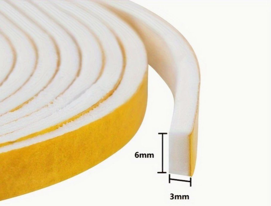 Sonstiges Baustoffe: Dichtungsband selbstklebend 3mm dick, 3 Rollen a 5 Meter – Neu und originalverpackt aus Dintikon von Vexi 1