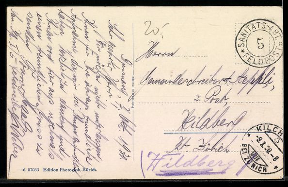Cartoline postali: Dussnang, Ansicht mit Kirche und Umgebun – Usato da Berlin venduto da bartko-reher 1