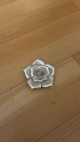 Deko Blume weiss mit Glitzer guter Zustand