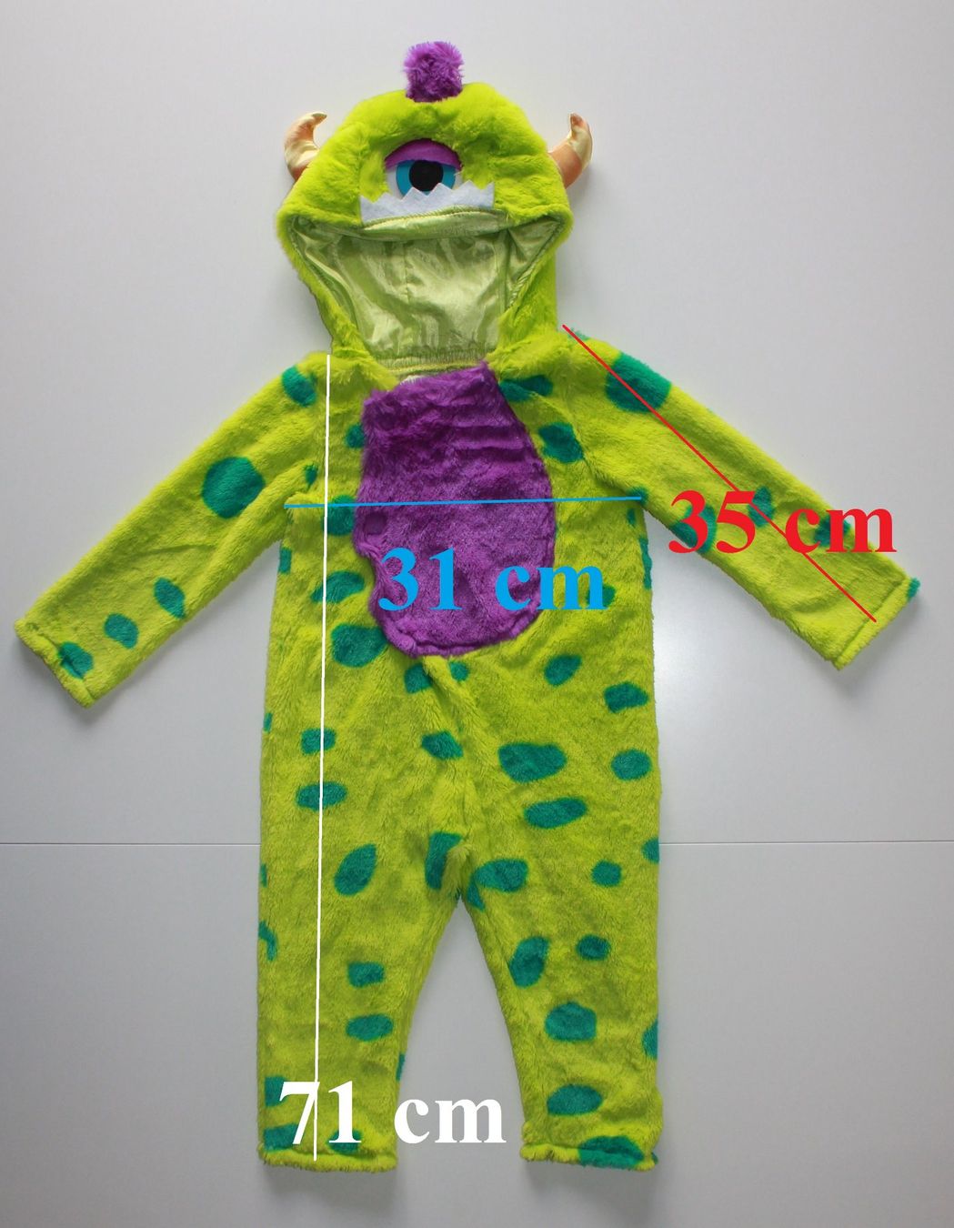 Costumi: Costume monstre / Monster t. 1 - 2 ans – Usato da Peseux venduto da CoolShoping 1