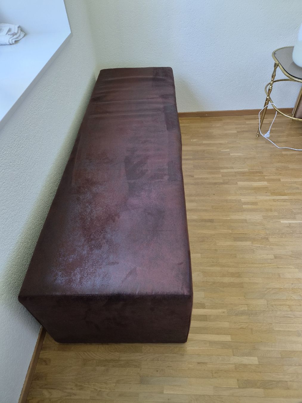 Panchine: Sitzbank braun Kunstleder gebraucht – Usato da Zürich venduto da supermanfred4955 2