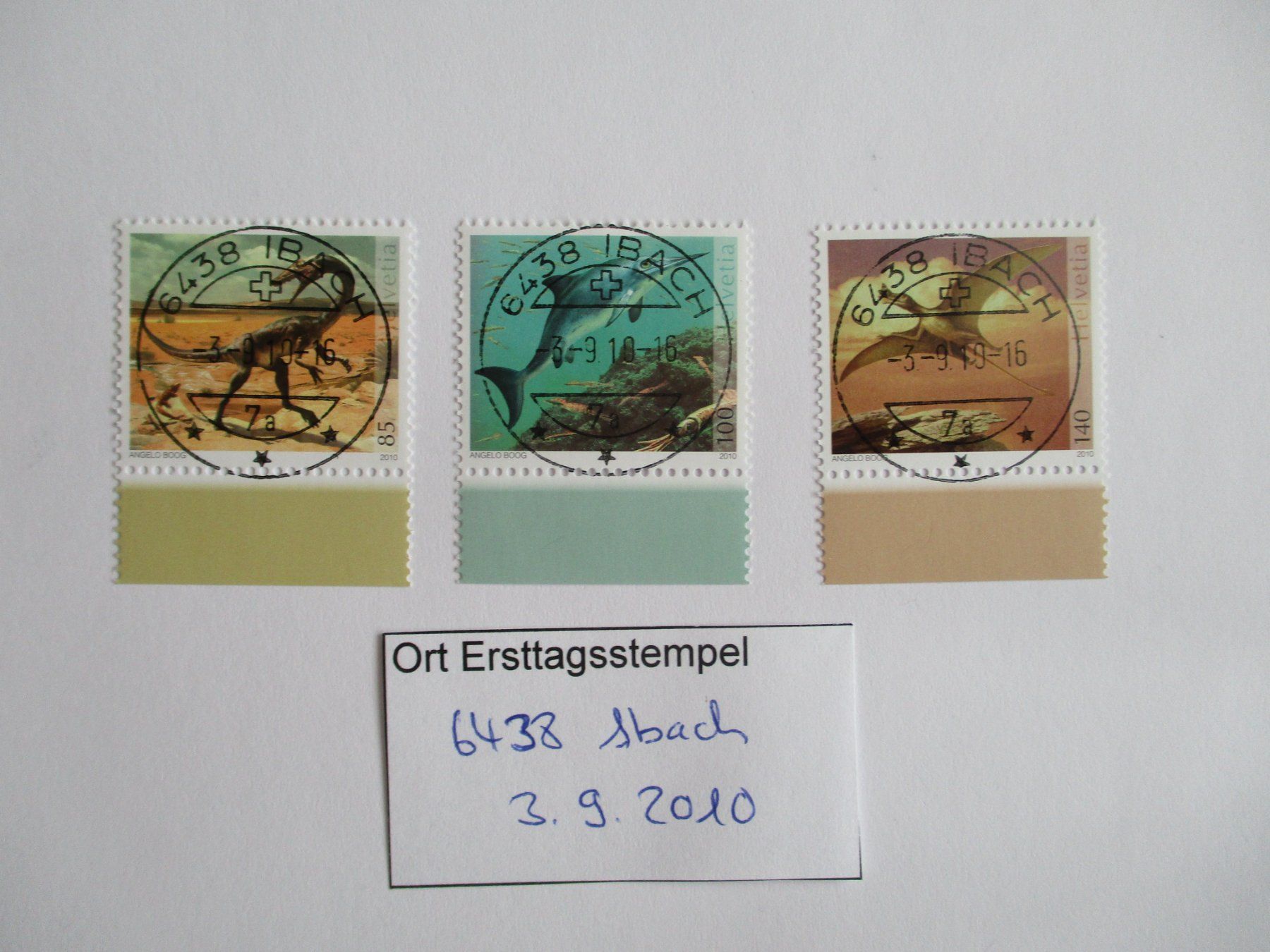 Tutti i francobolli: Voll Ort Ersttagsstempel 6438 Ibach – Usato da Langnau b. Reiden venduto da Aktuell88