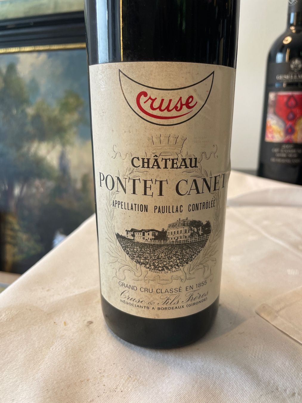 Pontet-Canet  Vino: Château Pontet Canet 1969 – Usato da Hölstein venduto da kolumbus1964 1