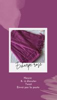 Écharpe rose