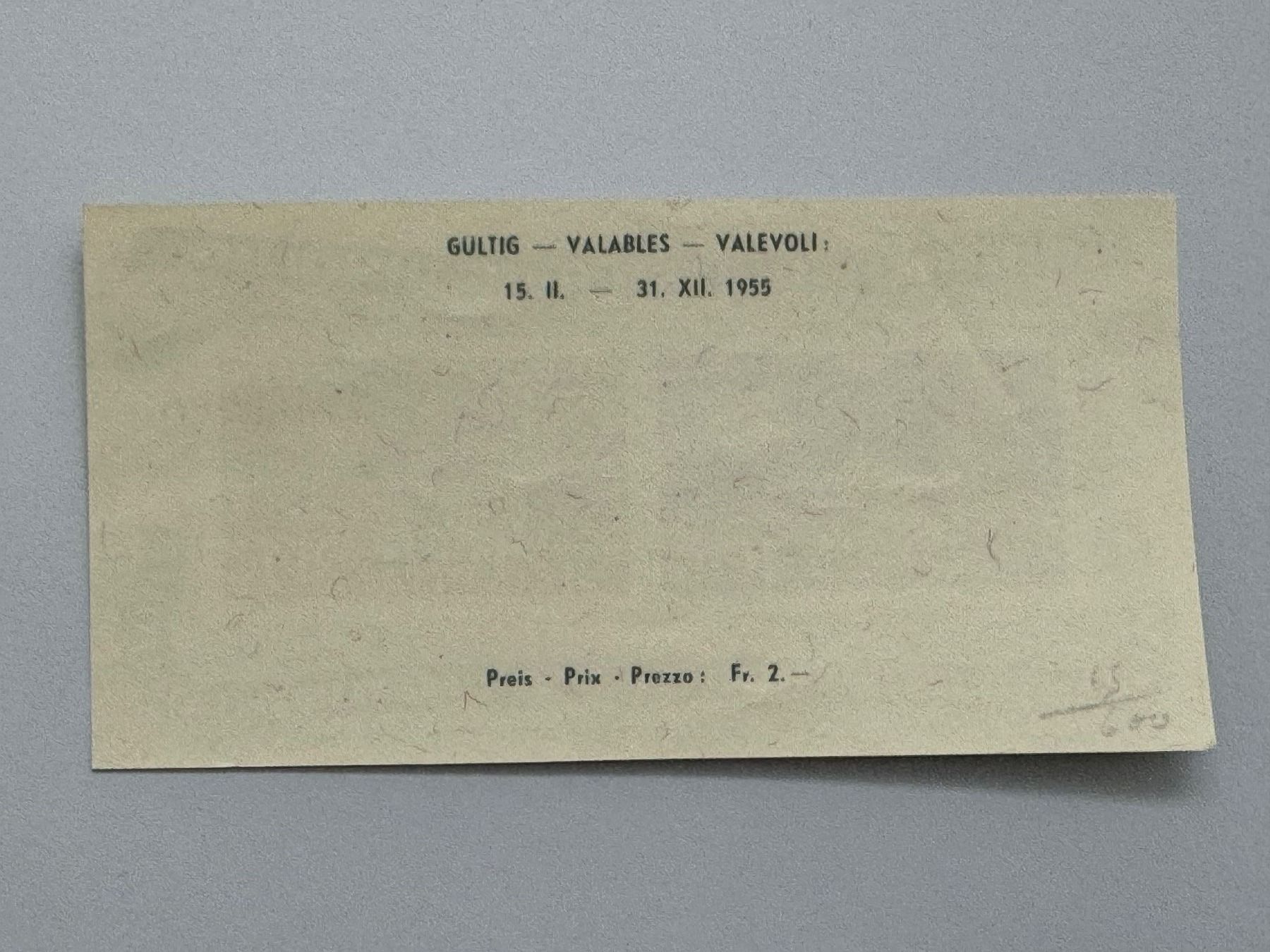 Tutti i francobolli: 1955 Block Lausanne – Usato da Küssnacht am Rigi venduto da POSTOMASTER 1