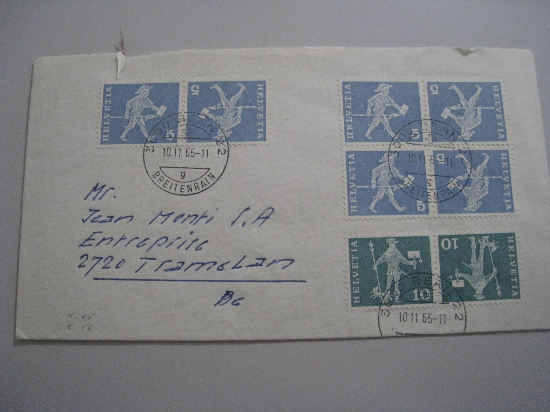 Tutti i francobolli: Tramelan 1965 Kehrdrucke – Usato da Aarwangen venduto da Pinsel7890