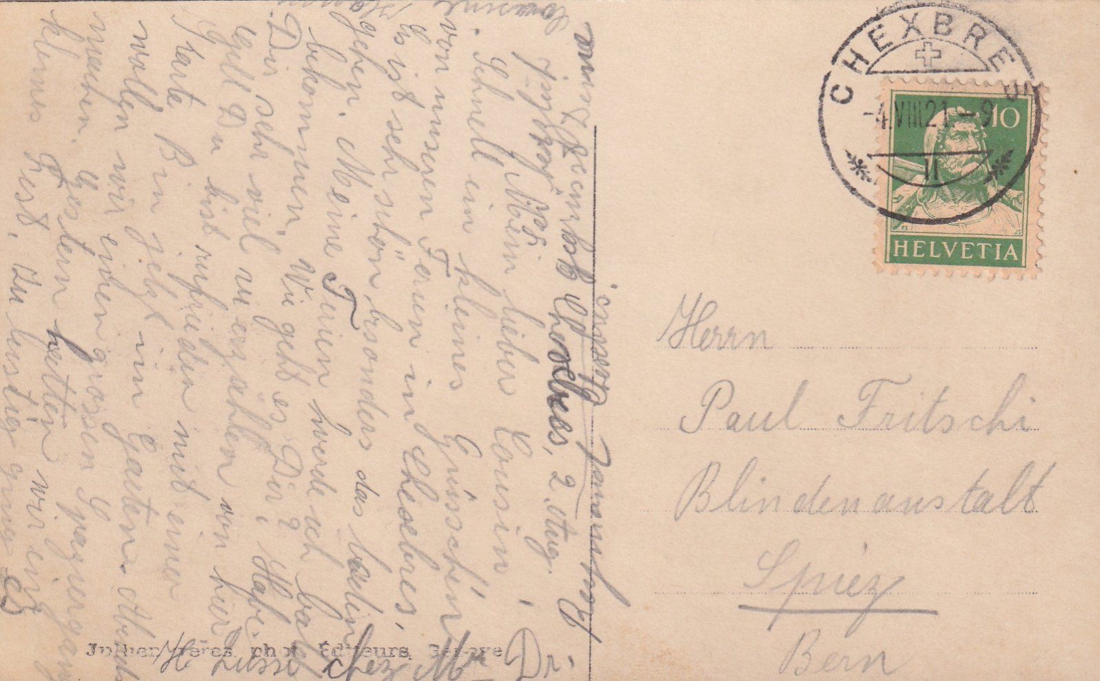 Cartes postales: Chexbres – D'occasion à Hombrechtikon par Rudolf07 1
