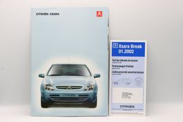 Citroen Xsara 2000 Prospekt + Preisliste 2002