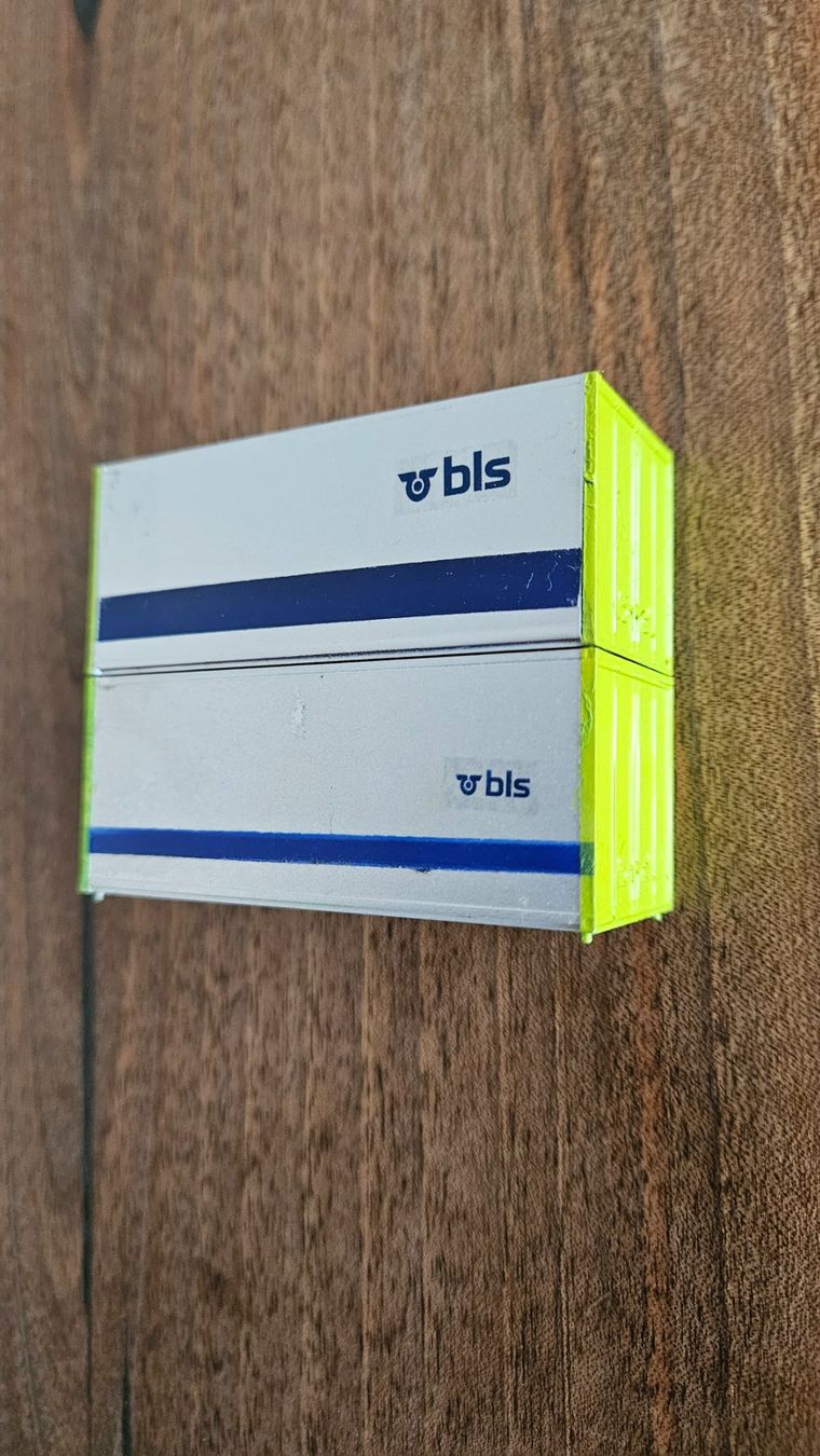 Modellini di ferrovie: BLS Container 1:87 – Usato da Basel venduto da luk_qv8t 1