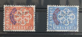 CH - Werbemarken - SBK Nr. 349 + 350 - ET Vollstempel