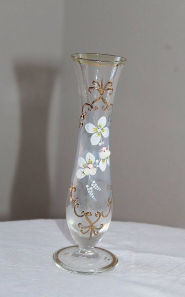 Vasen & Gefässe: Alte Mundgeblasene Glas Vase, – Gebraucht aus Locarno von fripui 8