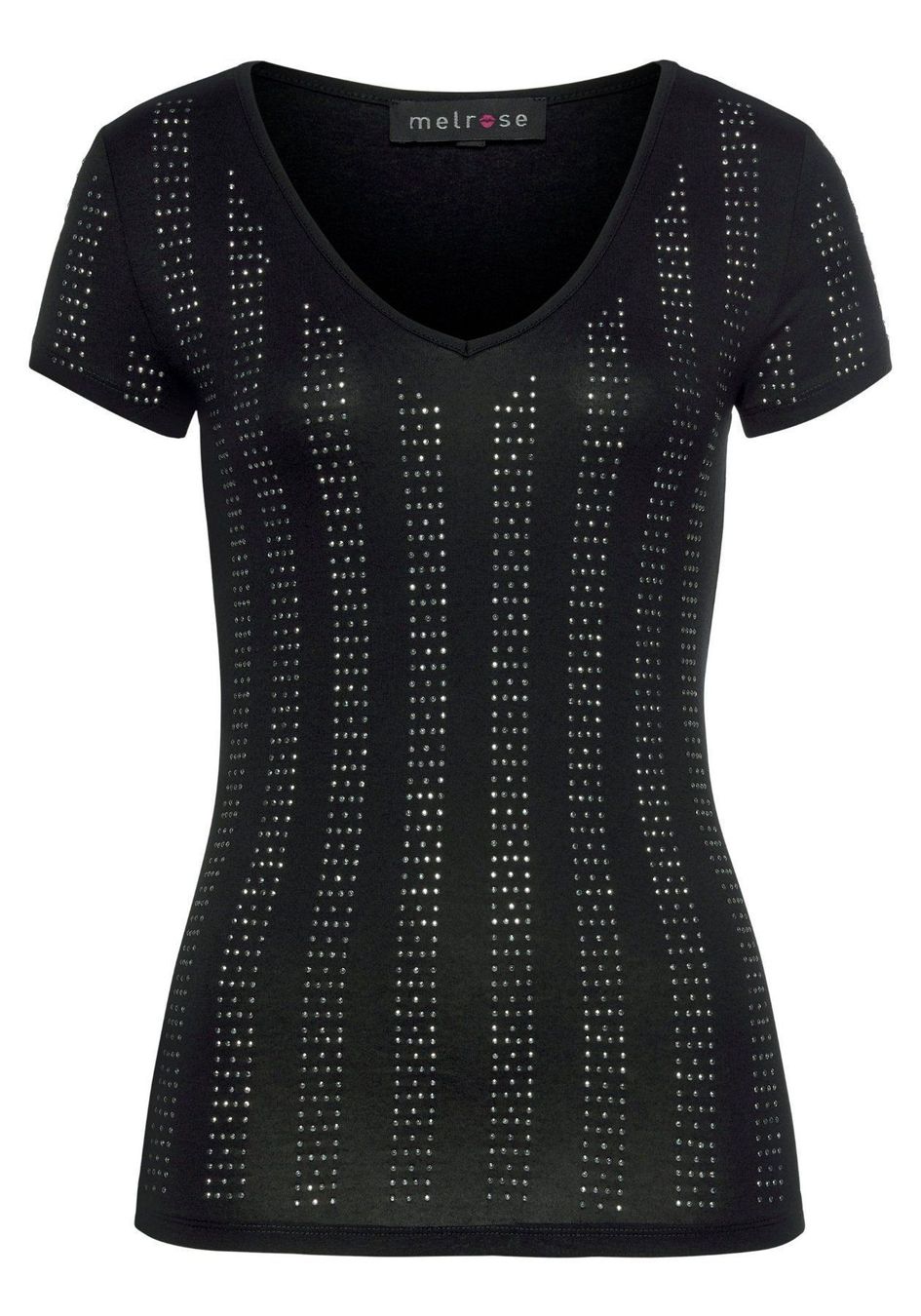 T-shirt: Shirt MELROSE schwarz Glitzer Gr. 42 – Nuovo e nell'imballaggio originale da Turbenthal venduto da lau_2nrd 3