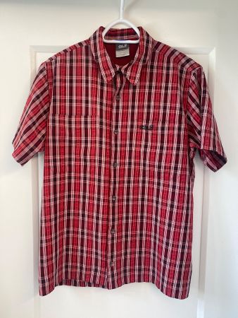 Jack Wolfskin Hemd, Gr. 44, rot kariert – Top Zustand!