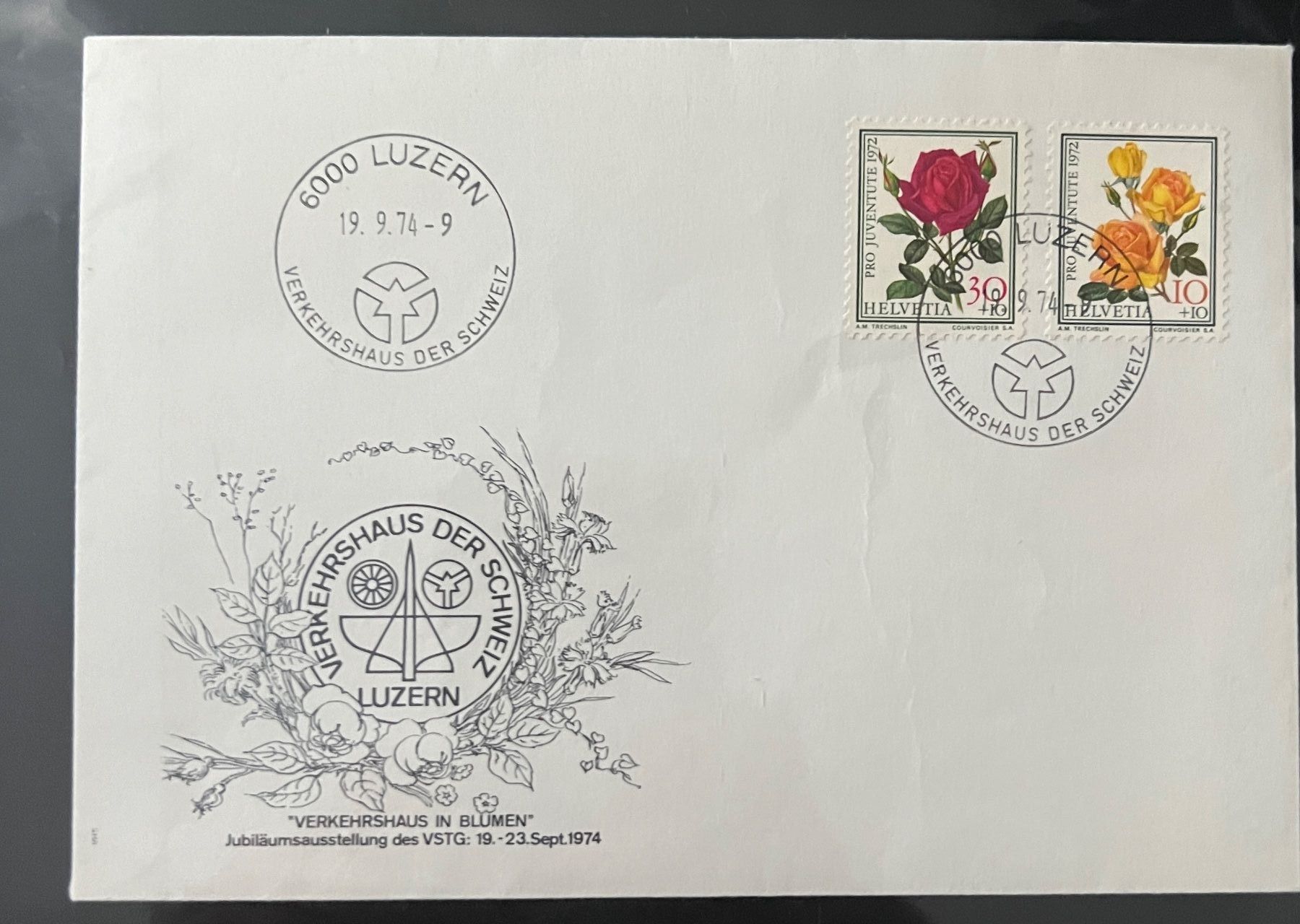 Tutti i francobolli: Erstagsbrief 1974 – Usato da Rotkreuz venduto da Parcore