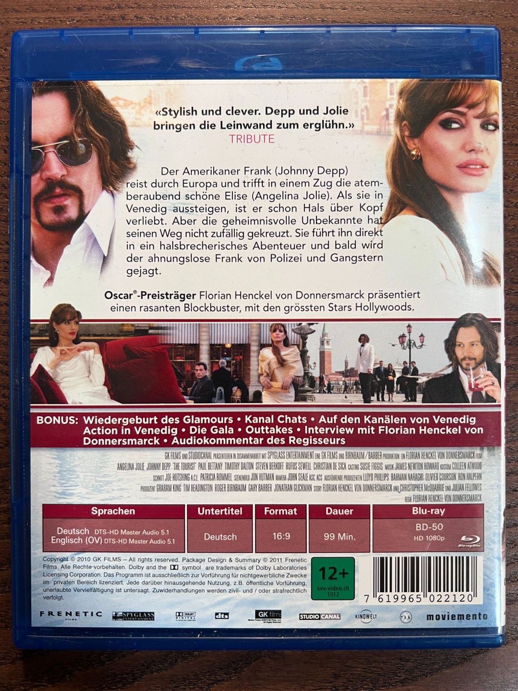 Tutti i DVDs: The Tourist – Usato da Zürich venduto da Blu-ray_ZH 1