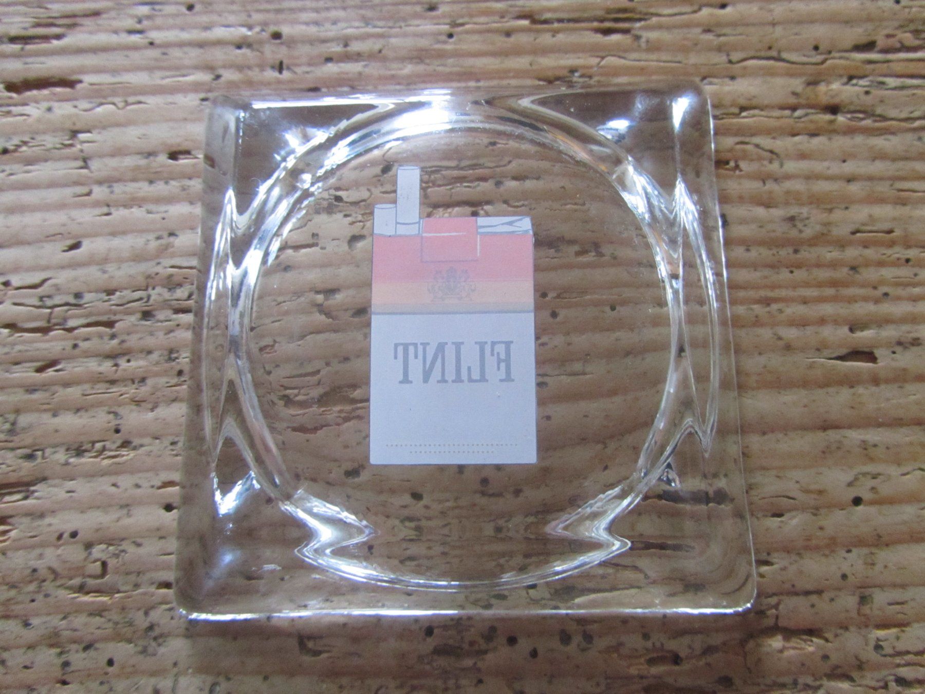 Portacenere: Aschenbecher Glas    Flint Zigaretten Motiv – Usato da Seengen venduto da mikelele 3