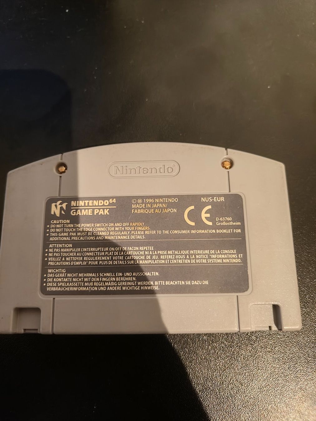 Nintendo Spiele: Super Mario 64 N64 PAL – Gebraucht aus Monthey von Micro-ondesGame 1